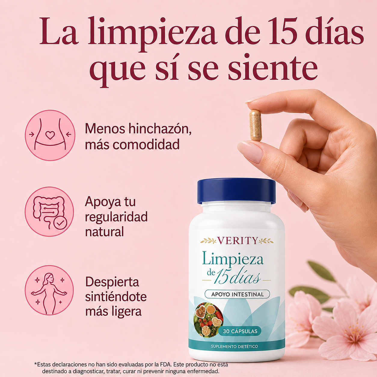 VERITY™ Limpieza Intestinal de 15 Días | Apoyo Digestivo Natural