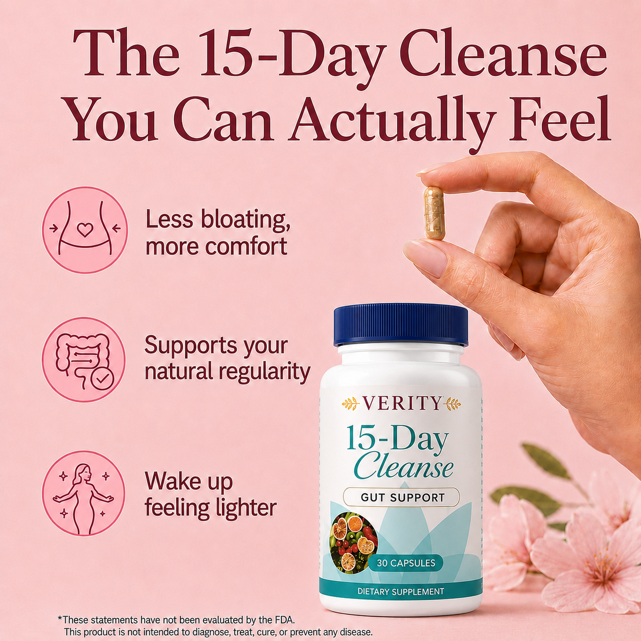 VERITY™ 15-Day Gut Cleanse | Natural Digestive Support