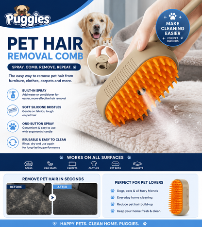 Steamed Pet Comb