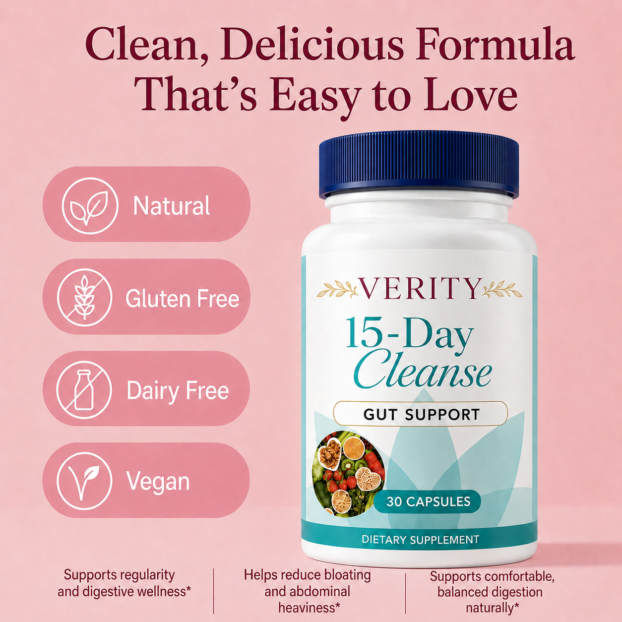 VERITY™ 15-Day Gut Cleanse | Natural Digestive Support
