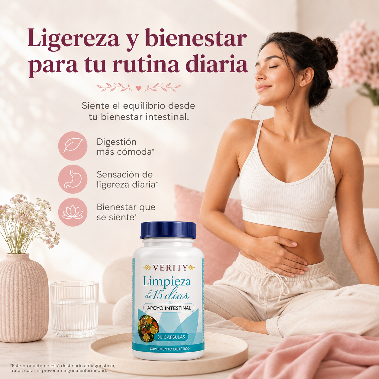 VERITY™ Limpieza Intestinal de 15 Días | Apoyo Digestivo Natural