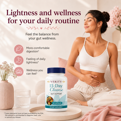 VERITY™ 15-Day Gut Cleanse | Natural Digestive Support