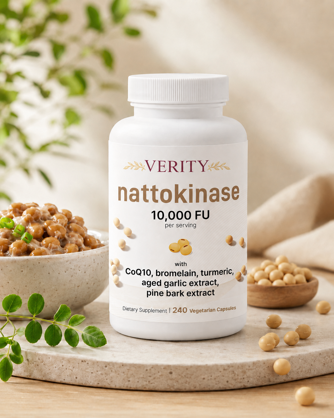 Verity HeartFlow Nattokinase 10,000 FU Complex